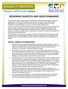designing surveys and questionnaires