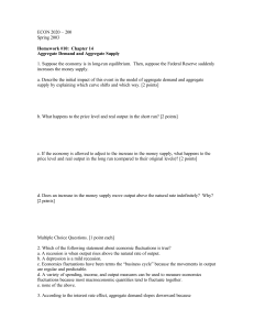 ECON 2020 – 200 Spring 2003 Homework #10: Chapter 14