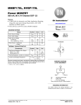 MMBF170LT1 - Power MOSFET, 500 mA, 60 V, N