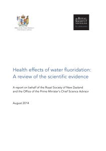 Health effects of water fluoridation