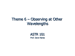 Theme 6 – Observing at Other Wavelengths