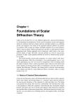 Foundations of Scalar Diffraction Theory