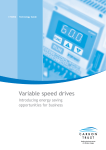 Variable Speed Drives: Introducing Energy Saving