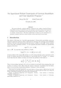 On Approximate Robust Counterparts of Uncertain Semidefinite and