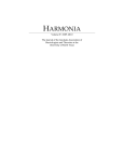 harmonia - Music History, Theory, and Ethnomusicology | College of