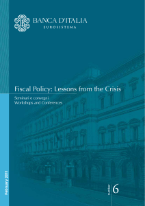 Fiscal Policy: Lessons from the Crisis