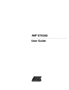 AVR STK500 User Guide