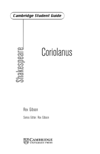 Coriolanus - Beck-Shop