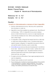 PHYS1001 PHYSICS 1 REGULAR Module 2 Thermal Physics Chapter