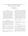 A Low-Cost Approximate Minimal Hitting Set Algorithm