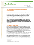 The Coordination and Vertical Integration of Climate Actions AH SM