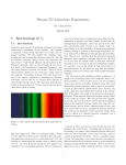 Molecular Spectroscopy (ν -est) - University of San Diego Home Pages