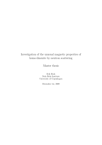 Investigation of the unusual magnetic properties of hemo
