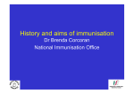 History and aims of immunisation