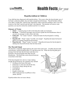 Hypothyroidism in Children