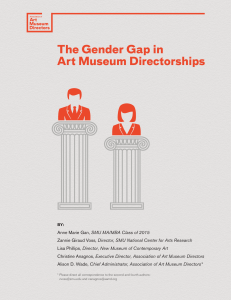 The Gender Gap in Art Museum Directorships