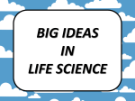 Big ideas in life science and biology - Science