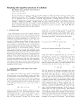 Resolving the hyperfine structure of rubidium