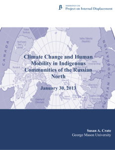 Climate Change and Human Mobility in Indigenous Communities of