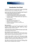 Desalination Fact Sheet