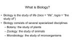 What is Biology? - sunysuffolk.edu