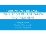 parkinson`s disease:: evaluation, rehabilitation and treatment