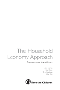 The Household Economy Approach