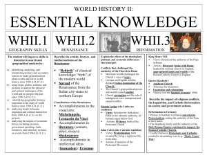 world history ii essential knowledge