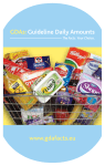 GDAs: Guideline Daily Amounts www.gdafacts.eu