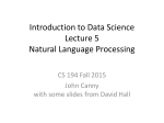Introduction to Data Science Lecture 5 Natural - b