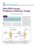 How Microscopy Produces a Sharper Image
