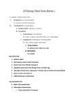 AP Biology Plants Notes Barron`s