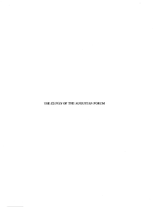 The Elogia of the Augustan Forum - MacSphere