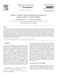 Energy, economic and environmental