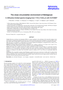 The close circumstellar environment of Betelgeuse