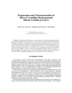 Preparation and Characterization of Micro