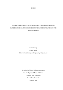 thesis characterization of scandium oxide thin films for use in