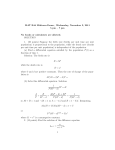 MAT B44 Midterm Exam , Wednesday, November 2, 2011 5 pm – 7