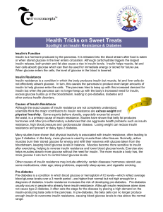 Health Tricks on Sweet Treats
