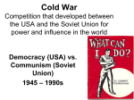 Cold War - Coach Proffitt US History