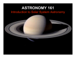 astronomy 161 - OSU Astronomy