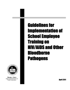 Guidelines for Implementation of School Employee Training