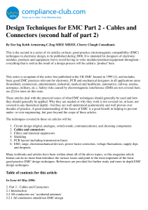 EMC Compliance Club - E-Sys:Electronics System Group, Institute of