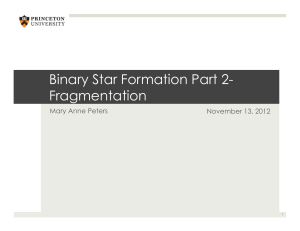 Binary Star Formation Part 2