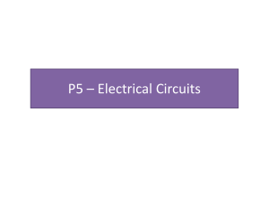 P5 – Electrical Circuits