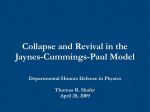 Collapse and Revival in the Jaynes-Cummings