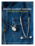 Montana Healthcare Workforce Statewide Strategic Plan