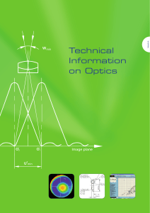Technical Information on Optics