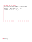 Accurate Evaluation of MEMS Piezoelectric Sensor and