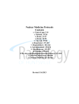 Nuclear Medicine Protocols Contents